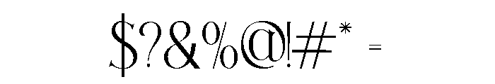 Chelvor Regular Font OTHER CHARS