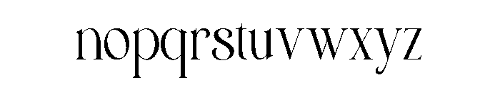 Chelvor Regular Font LOWERCASE
