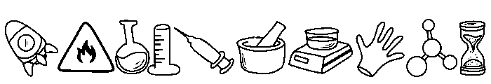 Chemical Doodle Font OTHER CHARS