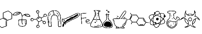 Chemical Doodle FONT