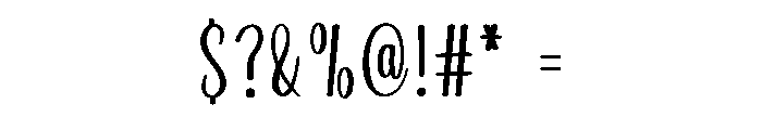 Chemical Element Font OTHER CHARS