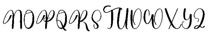 Chemical Element Font UPPERCASE