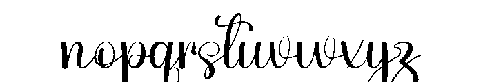 Chemical Element Font LOWERCASE