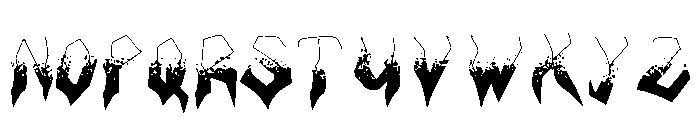 Chemical House Gradient Font LOWERCASE