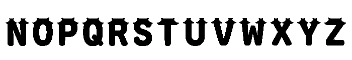 Chenab Regular Font UPPERCASE