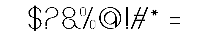 Cheqah Font OTHER CHARS