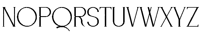 Cheqah Font UPPERCASE