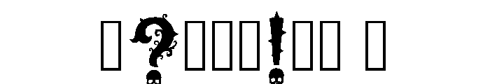 Cher Regular Font OTHER CHARS