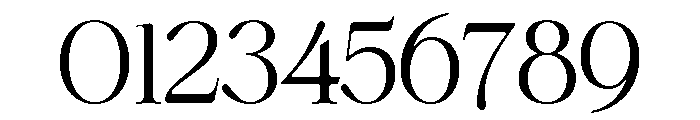 Cherié Serif Regular Font OTHER CHARS