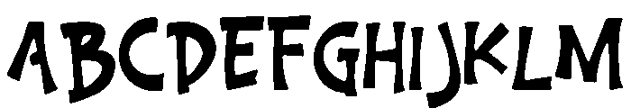 Cherimoya Font UPPERCASE