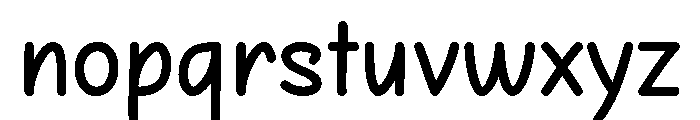 Cheristy Font LOWERCASE