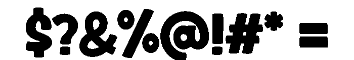 Cheroky Bold Font OTHER CHARS