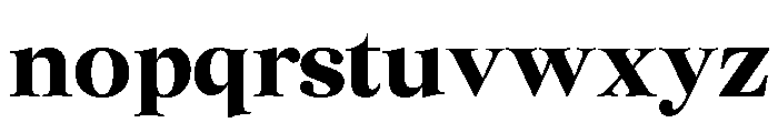 Cheroly Black Font LOWERCASE
