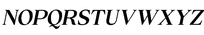 Cheroly Bold Italic Font UPPERCASE