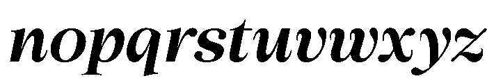 Cheroly Bold Italic Font LOWERCASE