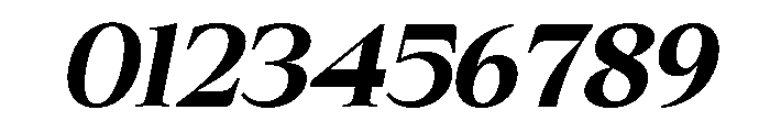 Cheroly Extra Bold Italic Font OTHER CHARS