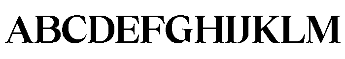 Cheroly Extra Bold Font UPPERCASE