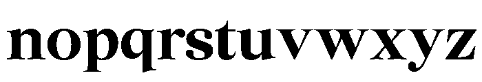 Cheroly Extra Bold Font LOWERCASE