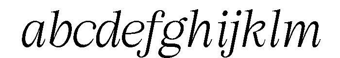 Cheroly Extra Light Italic FONT