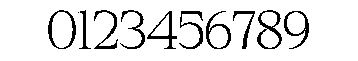 Cheroly Extra Light Font OTHER CHARS