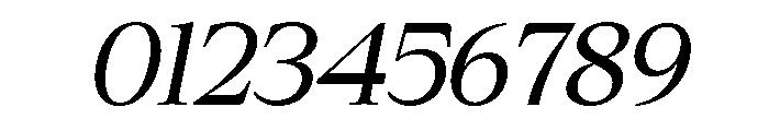 Cheroly Italic Font OTHER CHARS