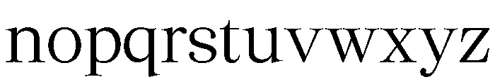 Cheroly Light Font LOWERCASE
