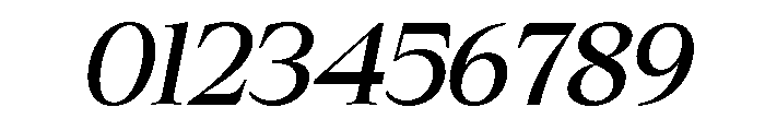 Cheroly Medium Italic Font OTHER CHARS