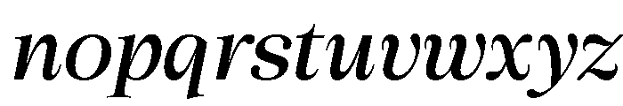 Cheroly Medium Italic Font LOWERCASE