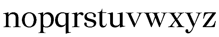 Cheroly Regular Font LOWERCASE