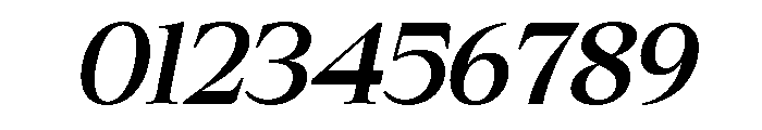 Cheroly Semi Bold Italic Font OTHER CHARS