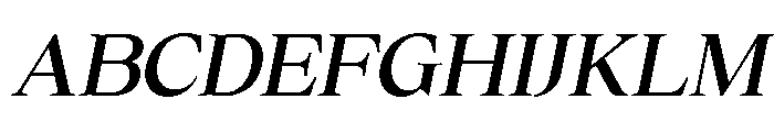 Cheroly Semi Bold Italic Font UPPERCASE