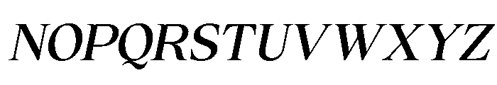 Cheroly Semi Bold Italic Font UPPERCASE