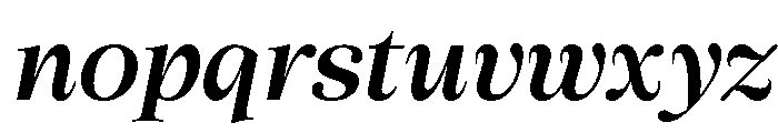 Cheroly Semi Bold Italic Font LOWERCASE