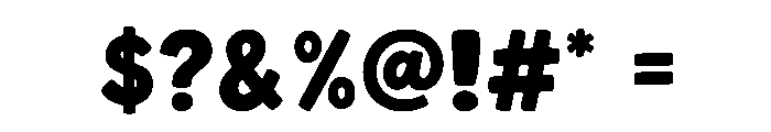 Cherripop Regular Font OTHER CHARS