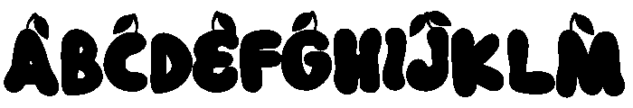 Cherry Bomb CF Font UPPERCASE