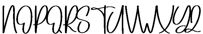 Cherry Chubby Font UPPERCASE