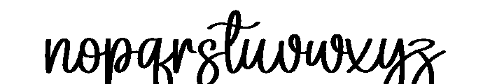 Cherry Chubby Font LOWERCASE