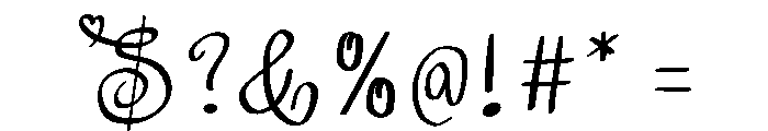 Cherry Darling Font OTHER CHARS