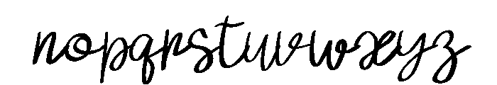 Cherry Darling Font LOWERCASE