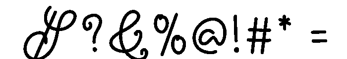Cherry Kiss Script Font OTHER CHARS