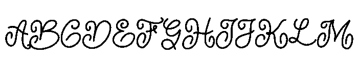 Cherry Kiss Script Font UPPERCASE