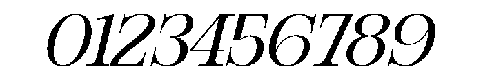 Cherry Magic Italic Font OTHER CHARS