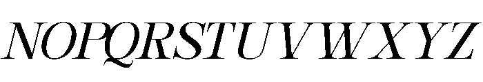 Cherry Magic Italic Font UPPERCASE