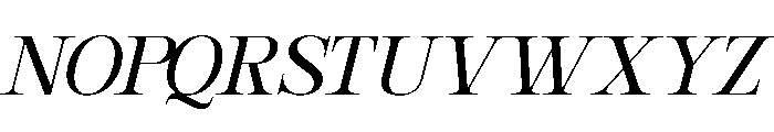 Cherry Magic Italic Font LOWERCASE
