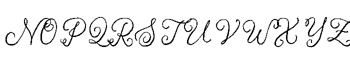 Cherry Poème Font UPPERCASE