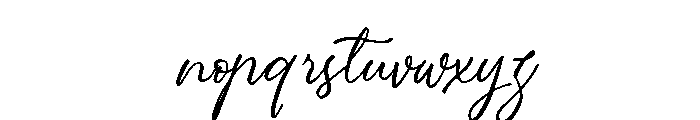 Cherry Poème Font LOWERCASE
