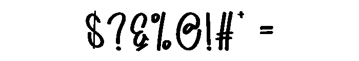 Cherry Rainbows Font OTHER CHARS