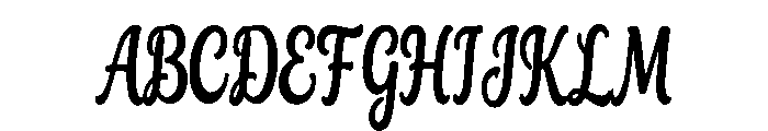 Cherry Whimsy Font UPPERCASE