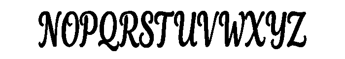 Cherry Whimsy Font UPPERCASE