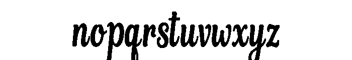 Cherry Whimsy Font LOWERCASE